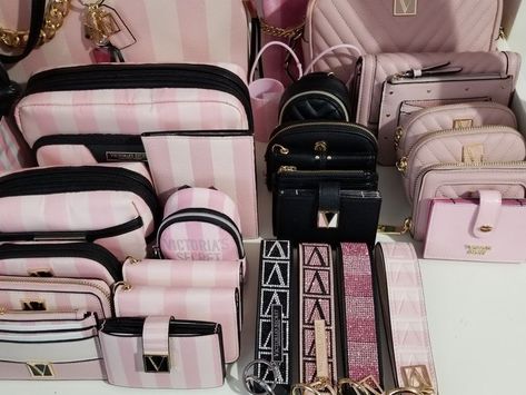 Items Aesthetic, Secret Aesthetic, Victoria's Secret Aesthetic, Aesthetic Feminine, Vs Logo, Stylish Luggage, Victoria Secret Model, Victoria Secret Tote Bags, Logo Letter