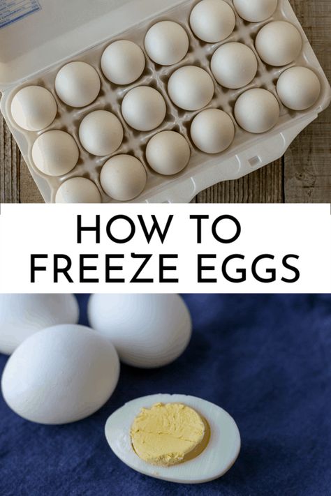 Whether you're stocking up to be prepared, or just want to take advantage of a good sale, use these tips for how to freeze eggs and make the most of your purchase! via @nmburk Southwest Breakfast Burrito, How To Freeze Eggs, Freeze Eggs, Freezing Eggs, White Cakes, I Love Chocolate, Yummy Comfort Food, Frozen Vegetables, Breakfast Bake