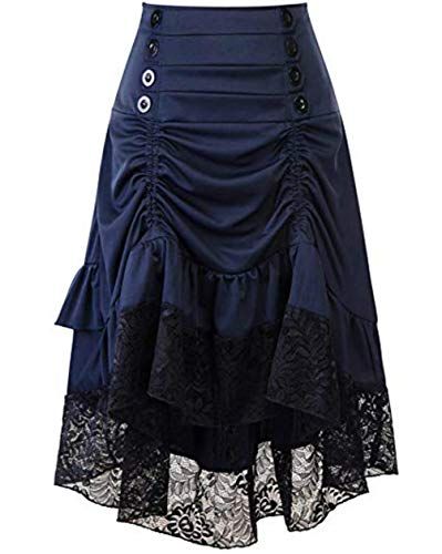 Retro Skirts, Gothic Skirt, Halloween Skirt, Party Rock, Gothic Clothes, Patchwork Skirt, Black Clothing, Party Skirt, Gothic Dress