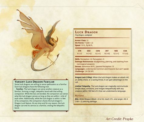 Day 21: Luck Dragon Dnd Psuedodragon, Homebrew Dnd Monsters 5e, Homebrew Creatures 5e, 5e Familiars, Familiars Dnd, Familiar Dnd, Dnd Familiar, Homebrew 5e, Dnd Pets