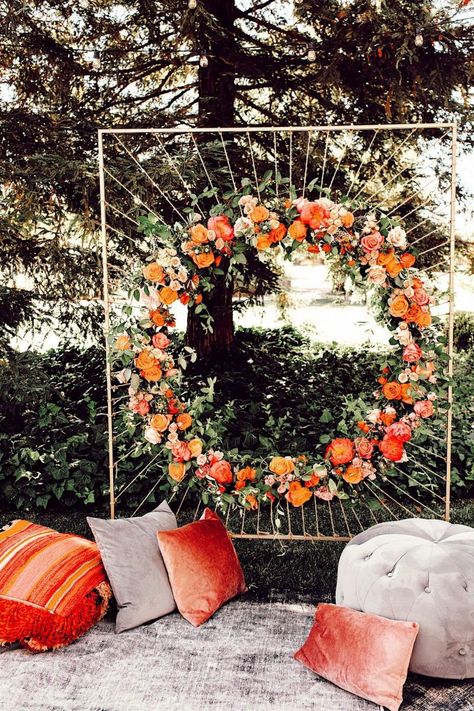 Floral Arch, Deco Floral, Outdoor Ceremony, Wedding Arch, Simple Weddings, Wedding Themes, Wedding Backdrop, Wedding Trends, Spring Wedding