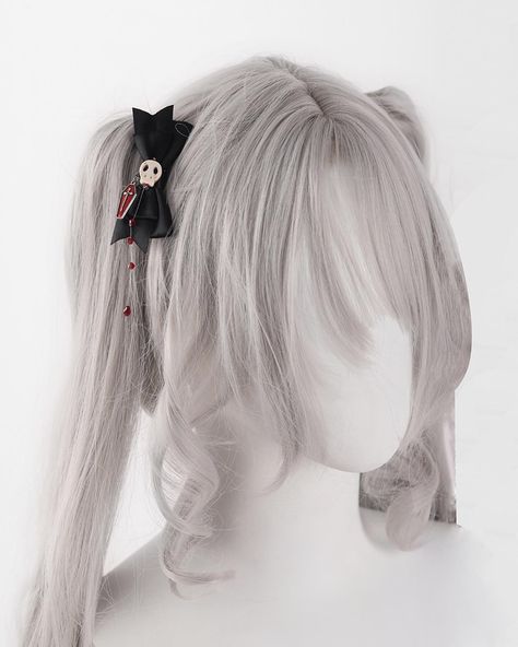 🖤❤️Embrace your dark, elegant side with these stunning Gothic hairclips, hairbands and mini hat. Search👉https://www.devilinspired.com/The-Story-or-She #devilinspired #gothic #gothicstyle #gothicfashion #gothicgirl #lolitacoord #lolitafashionstyle #gothicaccessories Gothic Headpiece, Gothic Hair Accessories, Gothic Hair, Steampunk Fashion Female, Gothic Coffin, Double Ponytail, Steampunk Fashion Male, Gothic Hairstyles, Flat Hats