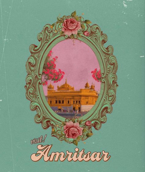 India Poster Aesthetic, Indian Aesthetic Stickers, Desi Aesthetic Posters, Retro Indian Posters, Desi Art Aesthetic, Desi Sticker, Desi Collage, Indian Illustrations, Journal Illustration