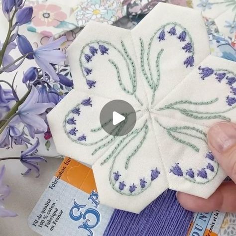 Bluebells Embroidery, Bluebell Embroidery, Bluebell Flower, Magical Flowers, Blue Bell Flowers, Slow Stitching, Flower Embroidery, Embroidery And Stitching, May 1