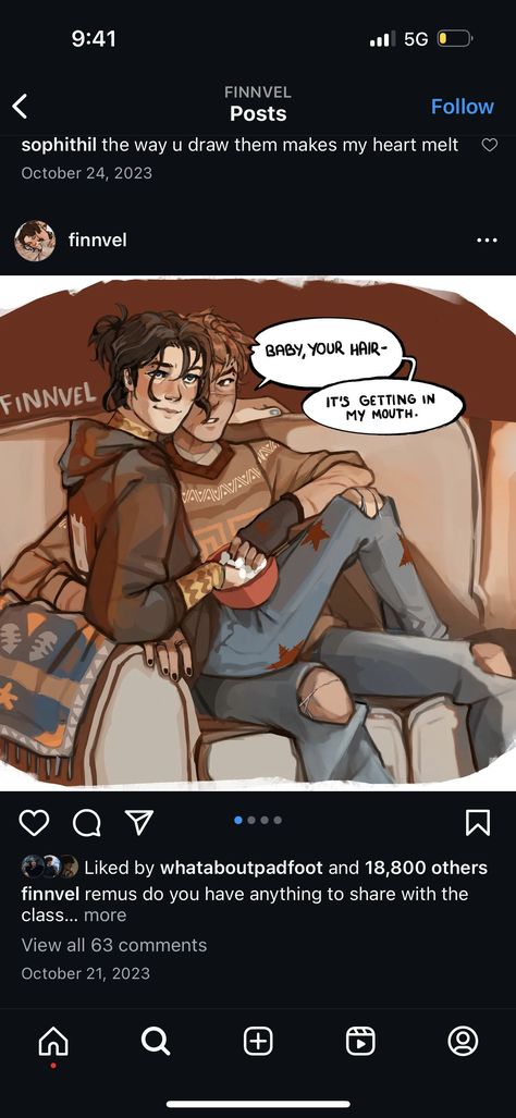 Wolfstar Fanart Cute, Wolfstar Fanart, Remus And Sirius, Marauders Fan Art, Harry Potter Artwork, Harry Potter Comics, Harry Potter Ships, Harry Potter Headcannons, All The Young Dudes