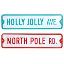 Assorted Christmas Street Sign By Ashland® Christmas Street, Street Wall, Michael Art, Street Sign, Street Signs, Holly Jolly, Diy Inspiration, Craft Stores, Creative Inspiration