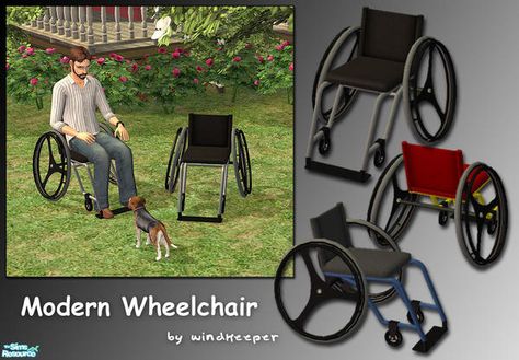 windkeeper's Modern Wheelchair Modern Wheelchair, Mobile Frame, Sims 2 Hair, Mod Furniture, Sims 4 Children, Sims 4 Cc Folder, Tumblr Sims 4, Sims 4 Cc Packs, Sims 1