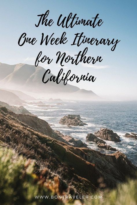 The Ultimate One Week Itinerary for Northern California Northern California Travel, One Week Itinerary, California Honeymoon, California Vacation, Los Angles, Weekend Travel, California Travel Road Trips, California Dreamin', Usa Travel