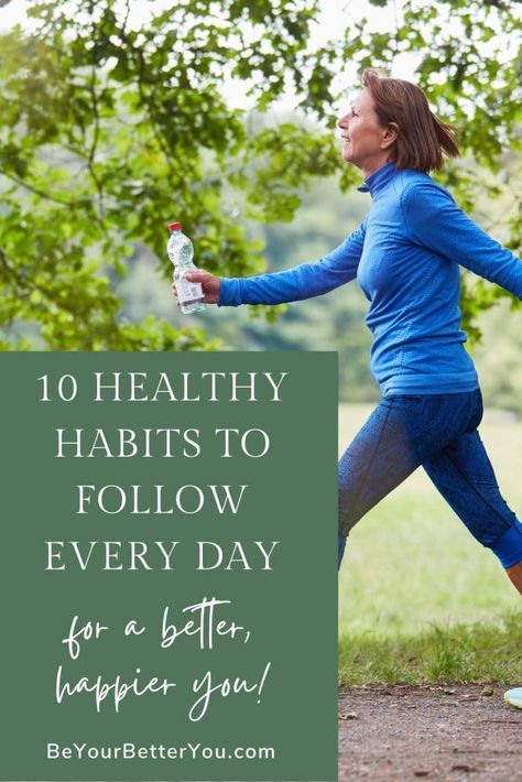 10 Healthy Habits, Life Back On Track, Healthy Food Habits, Healthy Living Motivation, Things To Do Today, Becoming A Better You, Health Hacks, A Better You, Health Habits