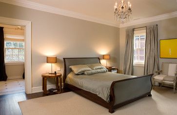 Toronto Restoration traditional-bedroom Blue Ceiling, Blue Bedroom Design, Blue Ceilings, Room Master, Farrow And Ball Paint, Bedroom Wall Colors, Farrow And Ball, Traditional Bedroom, Chic Living