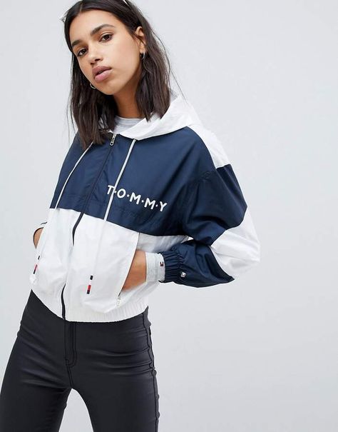 Tommy Hilfiger Windbreaker Jacket Women Clothes Outfits, Tommy Hilfiger Windbreaker, Tommy Hilfiger Outfit, Clothes Outfits, Tommy Hilfiger Jeans, Tommy Hilfiger Women, Women Clothes, Windbreaker Jacket, Jacket Outfits