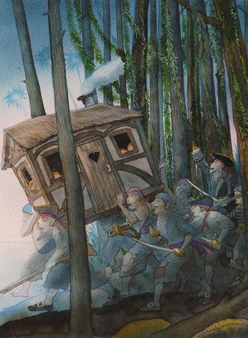 Michael Foreman Sarah Webb, 동화 삽화, Arte Indie, 수채화 그림, Fairytale Art, Witch Art, Hayao Miyazaki, 판타지 아트, Environment Concept Art