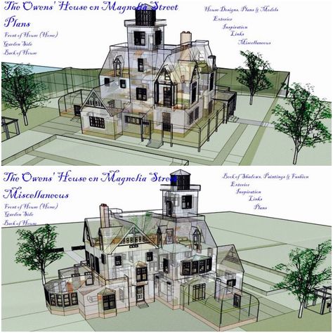 Practical Magic House Minecraft, Practical Magic House Floor Plan, Practical Magic House, Victorian House Plans, Magic House, Up House, Witch House, House Floor, Practical Magic