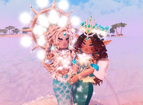 Royale High Sleepover, Royale High Water Outfit, Summer Fantasy Set Royale High, Royale High Outfits Mermaid, Ariel Royale High, Mischevious Mermaids Royale High, Rolaye High Outfits, Royals High Summer Outfit, Sea Creatures Royale High