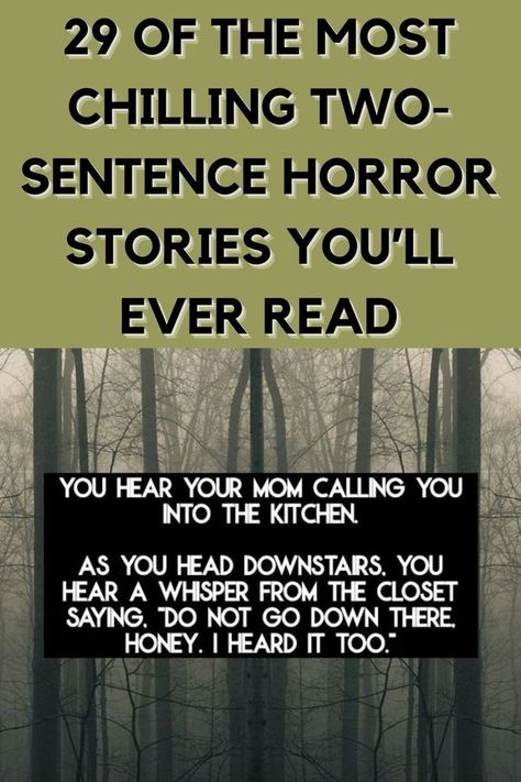 #29 #of #the #most #chilling #two-#sentence #horror #stories #you’ll #ever #read Two Sentence Horror Stories, Never Sleep Again, Short Horror Stories, Writing Short Stories, Never Sleep, Learning Tools, Horror Stories, Short Stories, Sleep