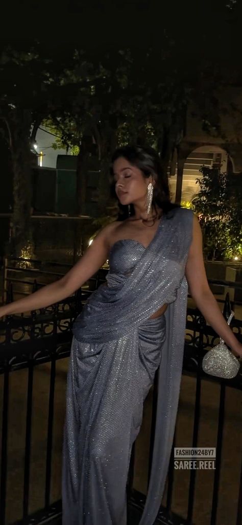 Glittery Saree, Saree, Quick Saves