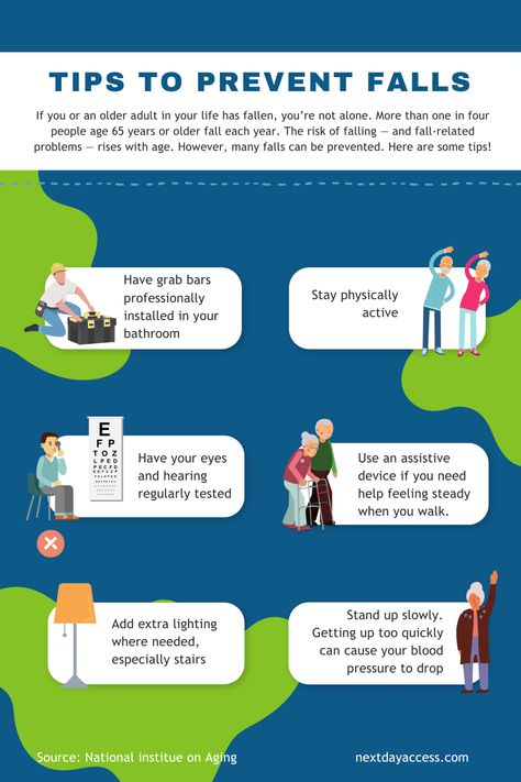 September is the National Fall Prevention Month. It's important that we educate our customers on how to stay safe and reduce the risk of falling. More than one in four people age 65 years or older fall each year. But many falls can be prevented. Here's some tips on preventing falls. Fall Risk, Patient Lifts, Prevention Month, Caregiver Resources, Infection Prevention, Vision Loss, Four People, Community Outreach, Aging In Place