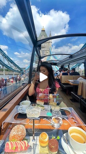 Sarai AV on Instagram: "London’s afternoon tea on a bus 🫖   @bustronomelondon have now launched an afternoon tea experience on their glass roofed double decker busses. For £69pp you get a selection of freshly prepared sandwiches and treats including scones and unlimited hot drinks. You can also get bottomless Prosecco for £20 extra. Such a lovely experience, definitely recommend 🫶🏻 ad" Instagram London, Glass Roof, Hot Drinks, Vacation Destinations, Scones, Van Life, Afternoon Tea, Europe Travel, Roof