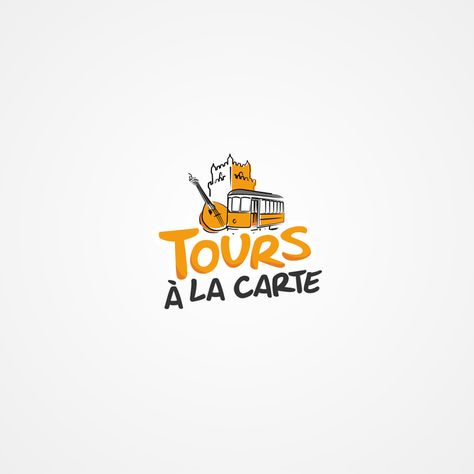 Be creative in the logo of TOURS 脌 LA CARTE!! by Inline.SG Tour Guide Logo, Tour And Travel Logo, Tour Logo Design, Travel And Tours Logo, Logo Travel, Guide Words, Jewelry Wall, Hotel Logo, Travel Brand