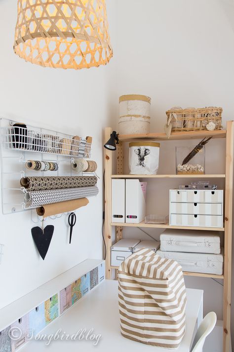 Craft Business Storage, Crafty Room Ideas, Small Business Room Ideas, Small Business Room, Craft Rooms Ideas, Peg Board Organization, Small Business Workspace, Small Attic Spaces, Creativity Room