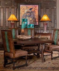 Adobe Interior, Brown And Blue Living Room, Ranch Furniture, Yellow Room, Western Furniture, Southwest Decor, Western Homes, Bohemian Interior, The Nile