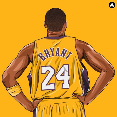 Kobe Bryant Cartoon Art, Kobe Bryant Cartoon, Kobe Drawing, Kobe Bryant Drawing, Kobe Art, Kobe Bryant Art, Kobe Quotes, Batman Art Drawing, Nba Cheerleaders