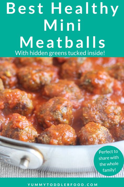 Kids Meatball Recipe, Meatballs With Veggies, Mini Meatballs Recipe, Healthy Meatballs, Ground Beef Meatballs, Quick Family Dinners, Toddler Lunch, Mini Meatballs, Delicious Family Meals