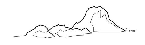 Island Drawing, Ibiza Island, Minimalist Line Drawing, Simple Line Drawing, Simple Line Drawings, Longarm Quilting, Simple Lines, A Tattoo, Line Drawing