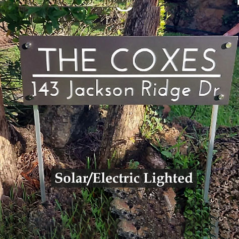 solar lighted address sign on a lawn.  includes family name and address Address Signs For Yard Driveways, Address Sign For Yard, Address Sign Post, Lawn Address Sign, Address Signs For Yard, Driveway Markers, Lake House Signs, House Address Sign, Beach House Signs