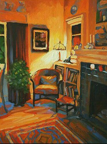 Larry Bracegirdle, Comfort Art, Interior Paintings, Quiet Corner, Cottage Interiors, Arte Inspo, Art Et Illustration, Wow Art, Paintings I Love