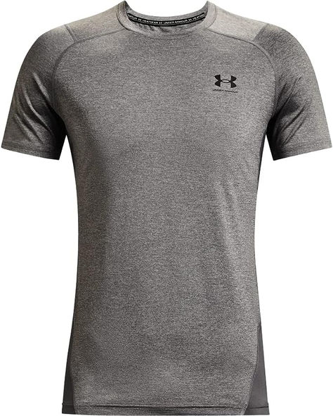 Under Armour Men's HeatGear Fitted Short-Sleeve T-Shirt, Opaque Compression Top, Under Armour Men, Uk Fashion, Workout Shorts, Under Armour, T Shirt