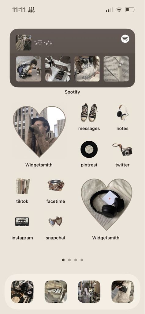 Widget Themes Aesthetic, Autumn Homescreen Ideas, Widget Setup Ideas, Phone Layout Ideas Aesthetic, Ios 17 Aesthetic, Aesthetic Homescreen Ios 16, Phone Theme Ideas Vintage, Ios16 Homescreen Ideas Aesthetic, Ios 16 Aesthetic Ideas