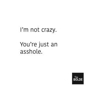 Cute But Crazy Quotes, Youre Not Crazy, I’m Not Crazy, I’m Crazy Quotes, Being Called Crazy, Im Crazy Quotes, Im Not Crazy, Cheating Husband Quotes, Lasting Marriage