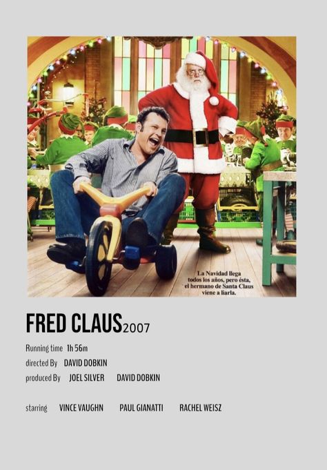 Fred Claus, Vince Vaughn, Rachel Weisz, Christmas Movies, Actresses, Zelda Characters, Film, Movie Posters, Christmas