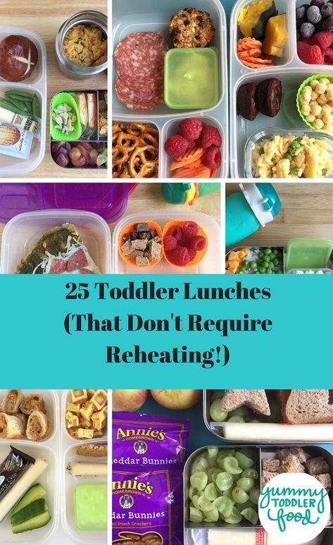 Make coming up with toddler lunch ideas easier with these healthy ideas that don't need to be reheated. You can pack these lunches ahead of time and they'll still be yummy at daycare and preschool! Lunch Ideas For Daycare, Toddler Lunch Ideas For Daycare, Daycare Lunch Ideas, Toddler Lunch Ideas, Daycare Meals, Toddler Lunch Box, Kindergarten Lunch, Preschool Lunch, Toddler Lunch