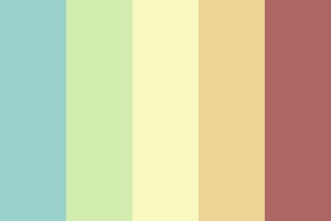 Soft Rainbow color palette Earthy Rainbow, Rainbow Color Palette, Retro Color Palette, Color Schemes Colour Palettes, Hue Color, Mac Wallpaper, Earthy Color Palette, Office Colors, Rainbow Aesthetic