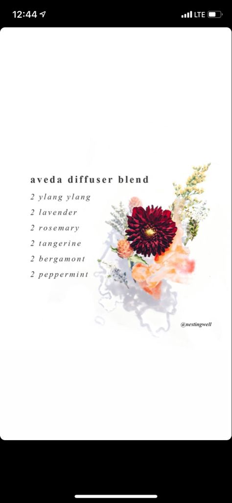 Aveda Essential Oil Recipe, Aveda Spa, Spa Recipes, Essential Oil Diffuser Blends Recipes, Young Living Essential Oils Recipes, Oil Diffuser Recipes, Diffuser Recipes, Essential Oil Diffuser Blends, Oil Diffuser Blends