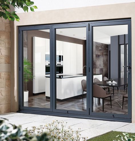 Modern Sliding Glass Doors, Living Room Window Decor, Modern Windows And Doors, External Sliding Doors, Modern Patio Doors, Sliding Doors Exterior, Sliding Glass Doors Patio, House Window Design, Glass Doors Patio