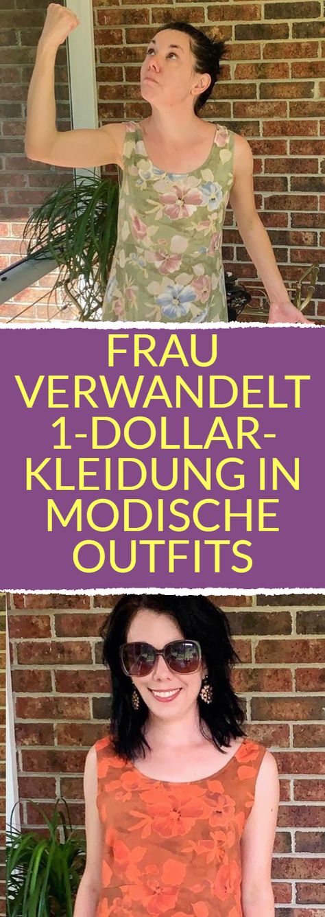 15 Vorher-nachher-Bilder zeigen umgenähte Kleidung via @GenialeTricks Umgestaltete Shirts, 1 Dollar, To Do List, Graphic Tshirt, Women's Top, T Shirt, Quick Saves