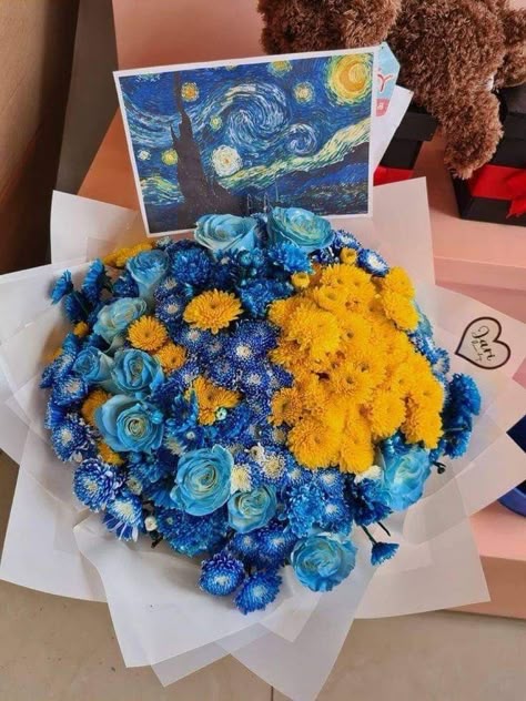 Arte Van Gogh, Flower Gift Ideas, Night Flowers, Flowers Bouquet Gift, Flower Therapy, Beautiful Bouquet Of Flowers, Bouquet Of Flowers, Flower Bouquets, 壁紙 かわいい