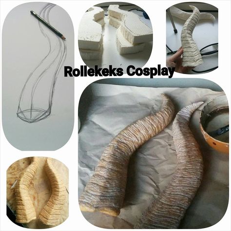 Rollekeks Cosplay Horns EVA Foam Cosplay Horns, Diy Cosplay, Cosplay Diy, Eva Foam, Holidays, Celebrities