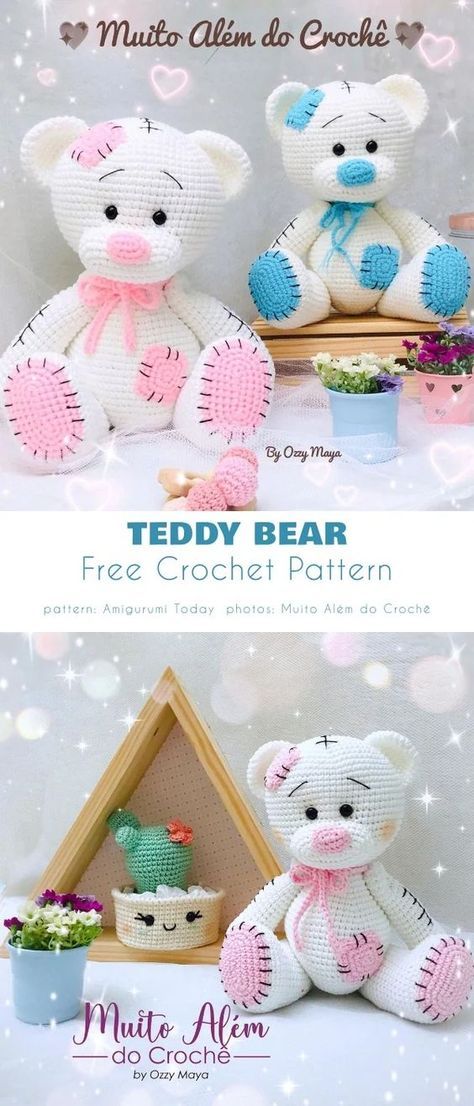 Adorable Teddy Bear Free Crochet Patterns Tatty Teddy Crochet Pattern Free, Happy Bears Free Crochet Pattern, Crocheted Care Bear Pattern, Crochet A Bear Free Pattern, Crochet Teddy Clothes, Crochet Toys Free Patterns Beginner, Care Bear Crochet Pattern Free, Crochet Bear Pattern Free Easy, Crochet Bears Free Pattern