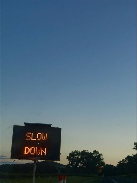 #sign #road #roadtrip #city #vibe #aesthetic #australia #roadworks Slow Vibes Playlist Cover, Sign Aesthetic Street, Long Road Aesthetic, Road Sign Aesthetic, Traffic Sign Aesthetic, Road Signs Aesthetic, Street Signs Aesthetic, Slow Vibes, Aesthetic Australia