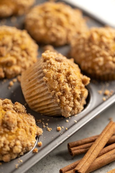 Perfect Pumpkin Muffins - The Stay At Home Chef Homemade Pumpkin Muffins, Cook Pumpkin, The Stay At Home Chef, Pumpkin Streusel Muffins, Molasses Muffins, Pumpkin Muffins Easy, Pumpkin Delight, Stay At Home Chef, Moist Pumpkin Bread