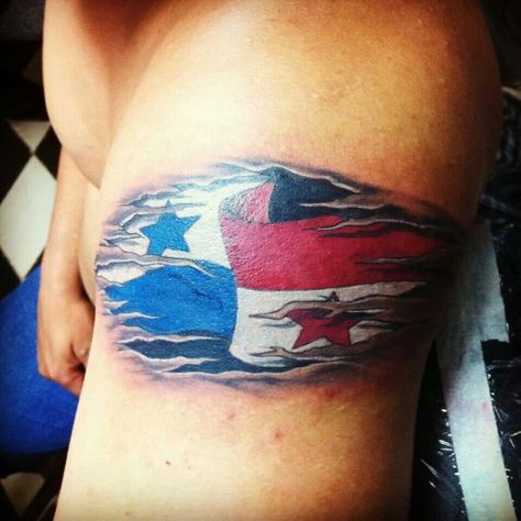 Panama Panamanian Tattoos, Texas Flag Tattoo, Traditional Tattoos, Pilot Tattoo, Texas Tattoos, A Tattoo, Paradise Tattoo, Health Tattoo, Star Tattoo Designs