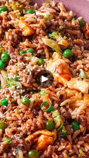 Mongolian Fried Rice, Beef Fried Rice Recipe, Beef Fried Rice, Mongolian Beef, Quick Dinner, Fried Rice, Stir Fry, Easy Dinner, Rice