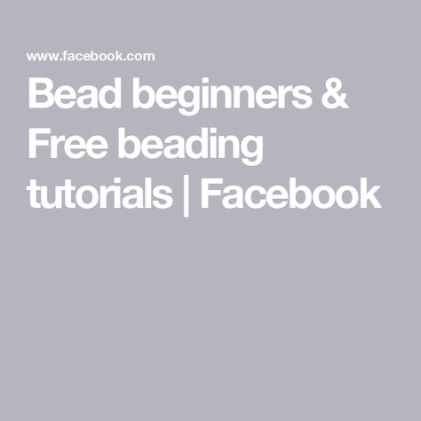 Bead beginners & Free beading tutorials | Facebook Seed Bead Patterns Free, Free Beading Tutorials, Native American Beadwork Patterns, Native Beading, Native Beading Patterns, Bead Weaving Tutorials, Beading Patterns Free, Seed Bead Patterns, Bead Weaving Patterns