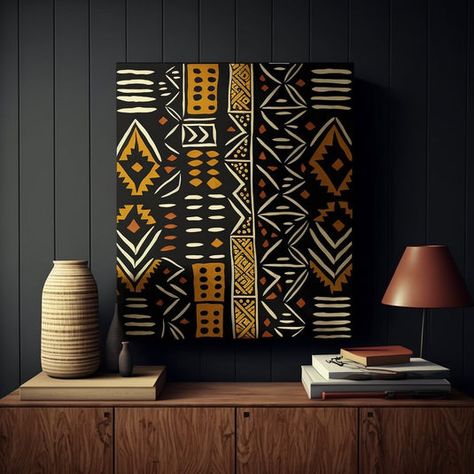 Wall Decor – House Of Nambili Reimagined Art, Tufting Art, African Art Projects, Africa Art Design, African Inspired Decor, Modern Art Canvas Painting, African Theme, African Wall Art, Abstract Art Painting Diy