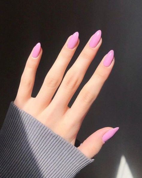 Acrylic Nails Pretty, Almond Nails Pink, Black Almond Nails, Nail Pink, Almond Nails French, Sns Nails Colors, Mauve Nails, Short Almond Nails, Nails Pretty