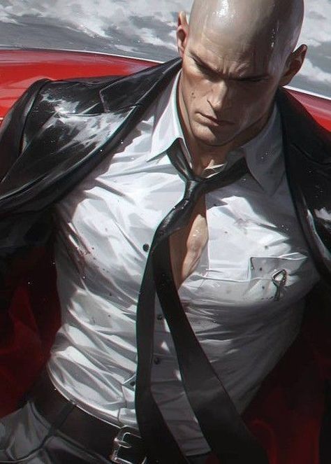 Hitman Aesthetic, Hitman Agent 47, Agent 47, Comic Book Art Style, Moon Knight, Dream Clothes, Comic Books Art, Art Style, Anime Guys